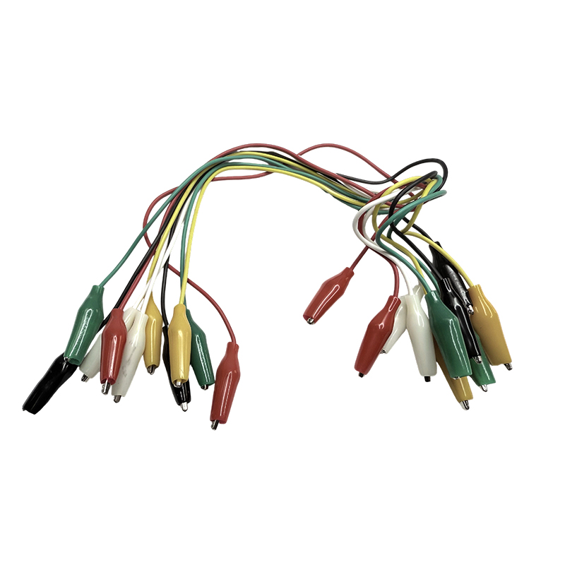 Sârmă de conectare de testare a echipamentelor didactice pentru firul de clemă electrică crocodil de laborator