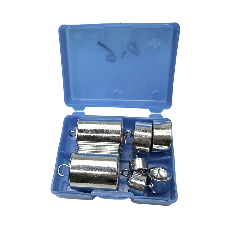 Set de greutăți educaționale cu cârlig (200g*2、50g*2、20g*2、10g*1)/kit de experiment și de predare pentru instrumente de laborator de fizică școlară