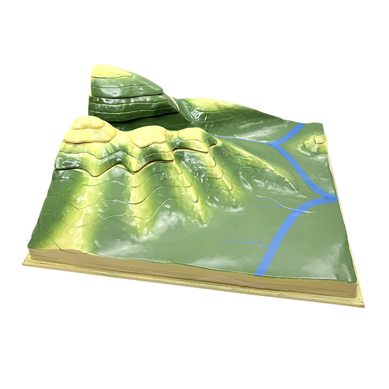 Model de linie de contur detașabilă de rocă sedimentară pentru învățarea geografiei