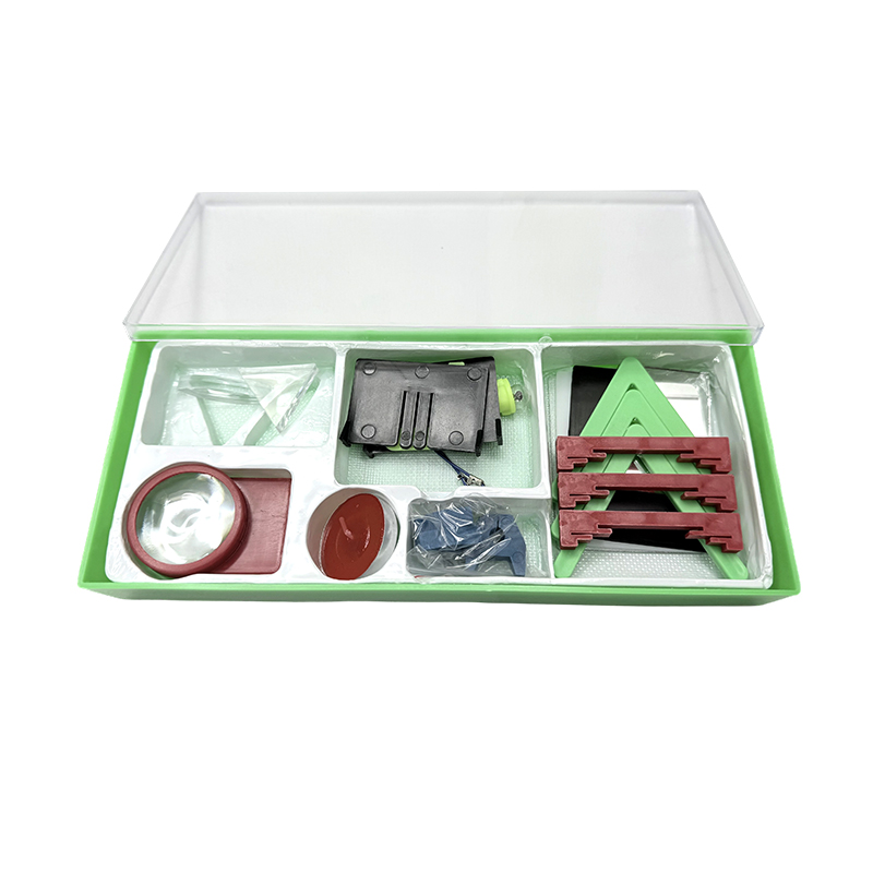 Kit experiment optică geometrică /kit experimente optice prismă laser lentilă convexă științe fizice educaționale