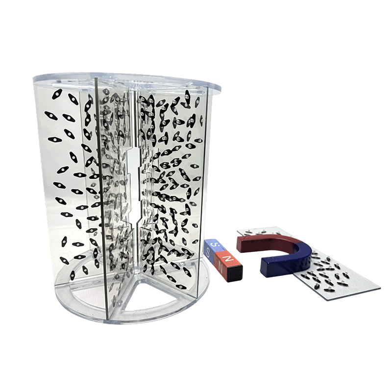 Echipament experimental pentru fizică demonstrator de linie de inducție magnetică stereoscopică