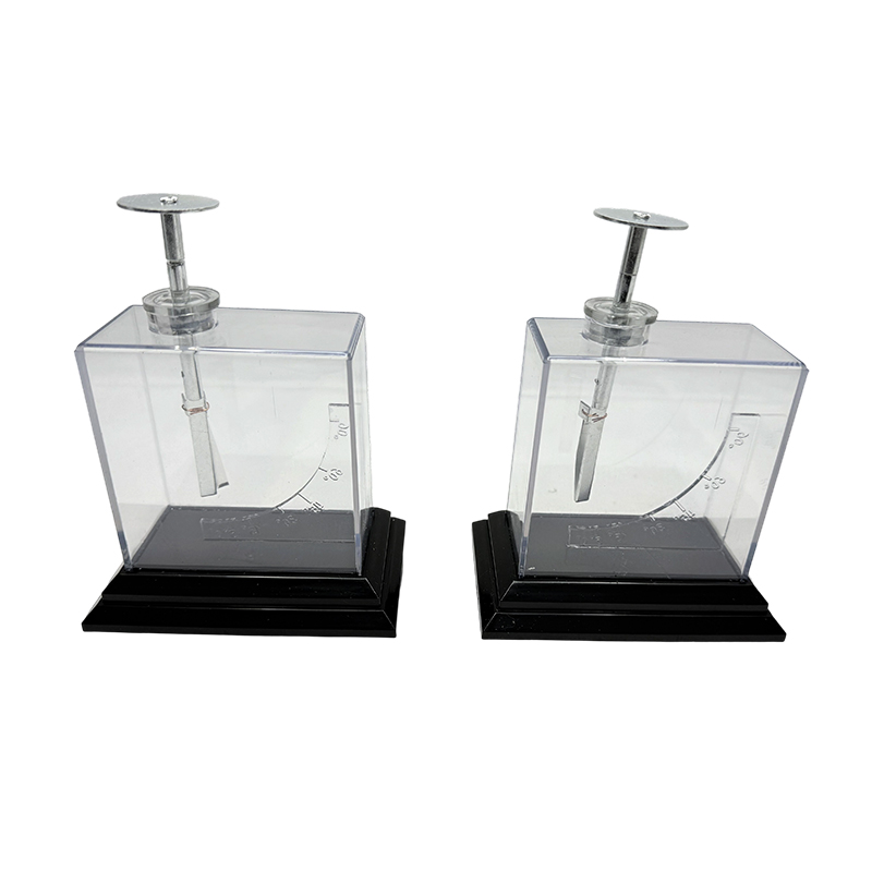 Electroscop folie pentru studenți, instrument de predare fizică și electronică electrometru/instrument de laborator de fizică școlară pentru experimente științifice și kit de predare electroscop cu folie electroscop electrostatic fizic