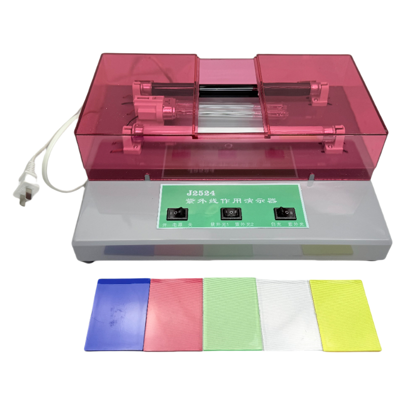 Demonstrator de efect ultraviolet pentru optică