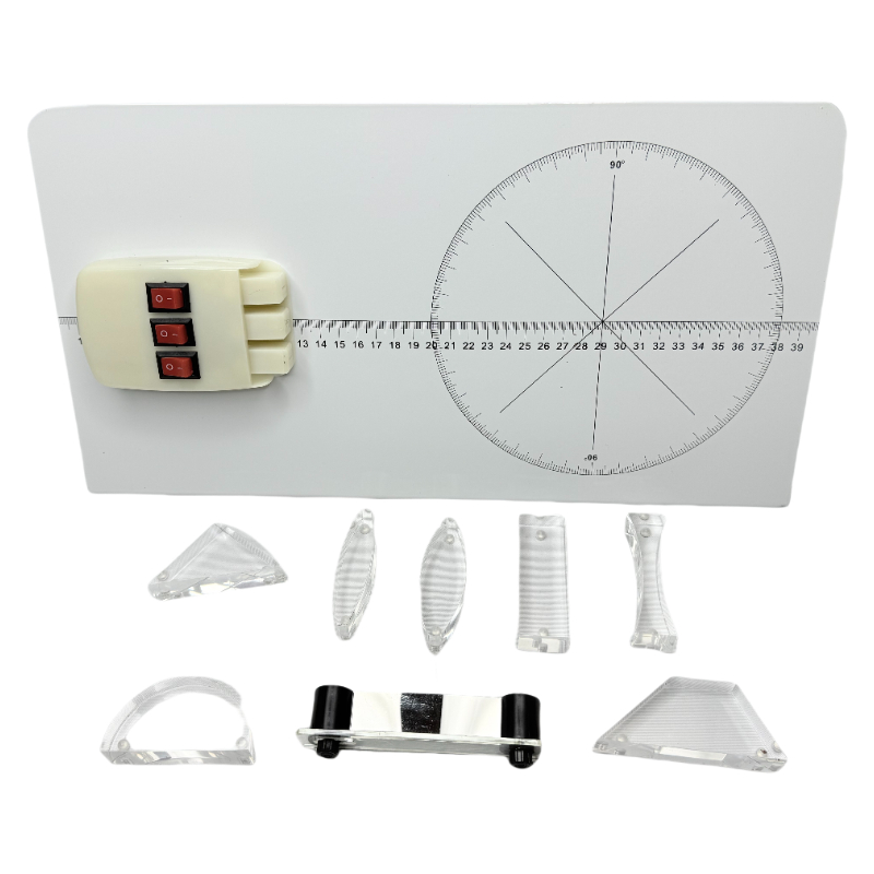 Kit de experimente optică pentru predarea fizicii Set demonstrator de optică pentru școală