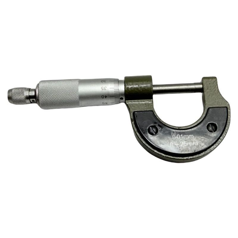 Micrometru în spirală de 0-25 mm care predă micrometrul cu diametrul exterior de înaltă precizie